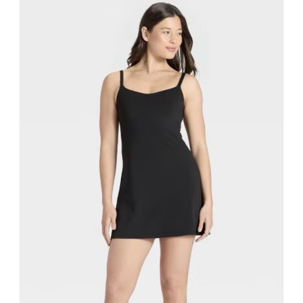 Women's Active Tennis Dress W Pockets-All In Motion Black XS New W Tags MSRP $35